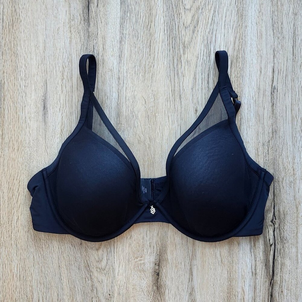 ThirdLove 36D 24/7 Classic Contour Plunge/ Classic Uplift Plunge Bra in Black